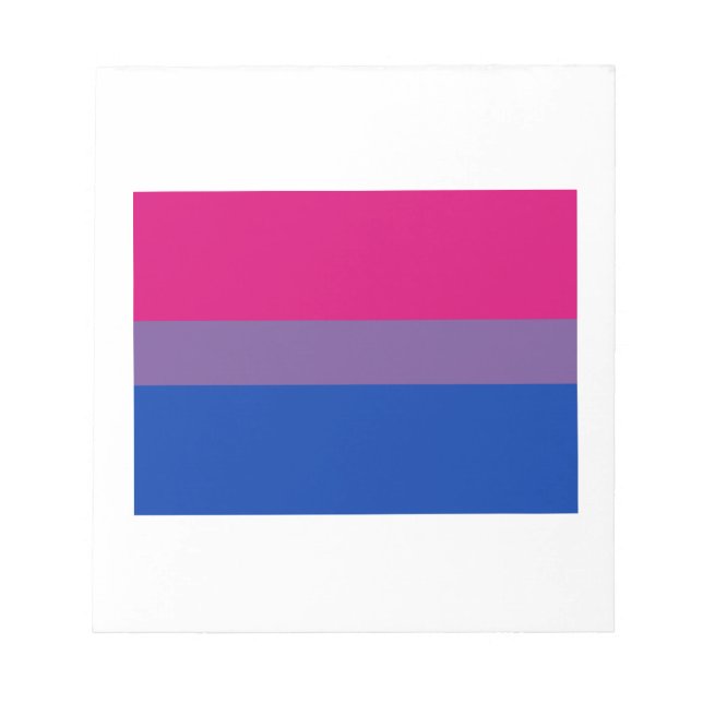 OFFICIAL BISEXUAL PRIDE FLAG NOTEPAD (Front)