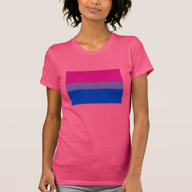 OFFICIAL BISEXUAL PRIDE FLAG T-Shirt (Front)
