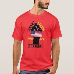 Official Black Lives Matter USA Flag collection 5 T-Shirt