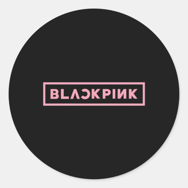 Official Blackk The Album Black Classic Round Sticker (Front)