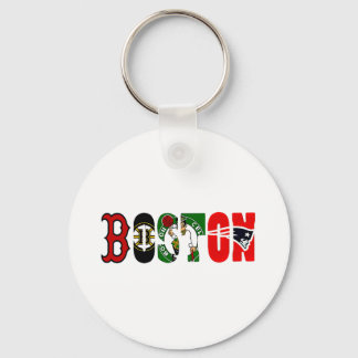 Official Boston Sport Teams T-Shirt Keychain