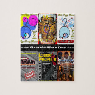Official BradsMovies Promotional Poster Design on Jigsaw Puzzle