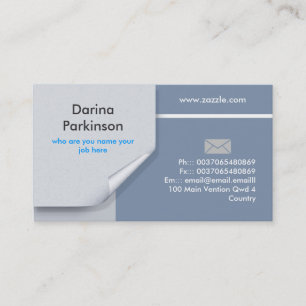 official business card design