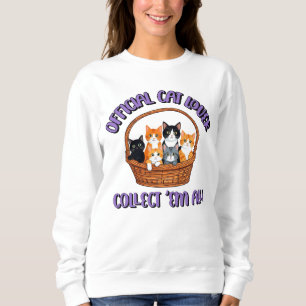 Official Cat Lover – Collect ‘Em All Sweatshirt