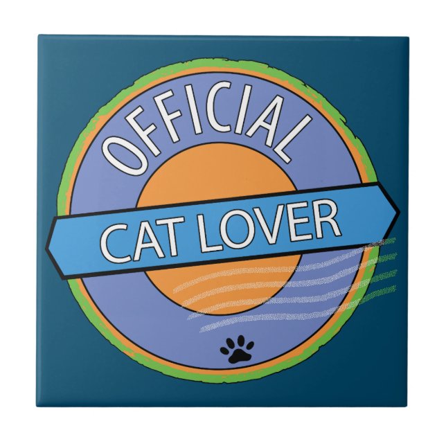 Official Cat Lover Tile (Front)