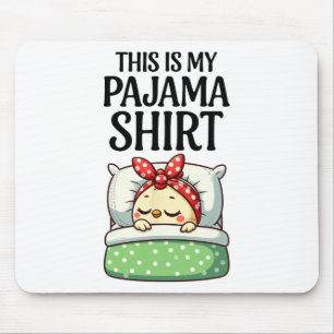 Official Chicken Sleep Pajama Sleepover Party Slee Mouse Pad