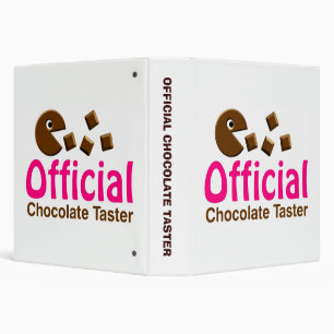 Official Chocolate Taster (1.5in) Binder