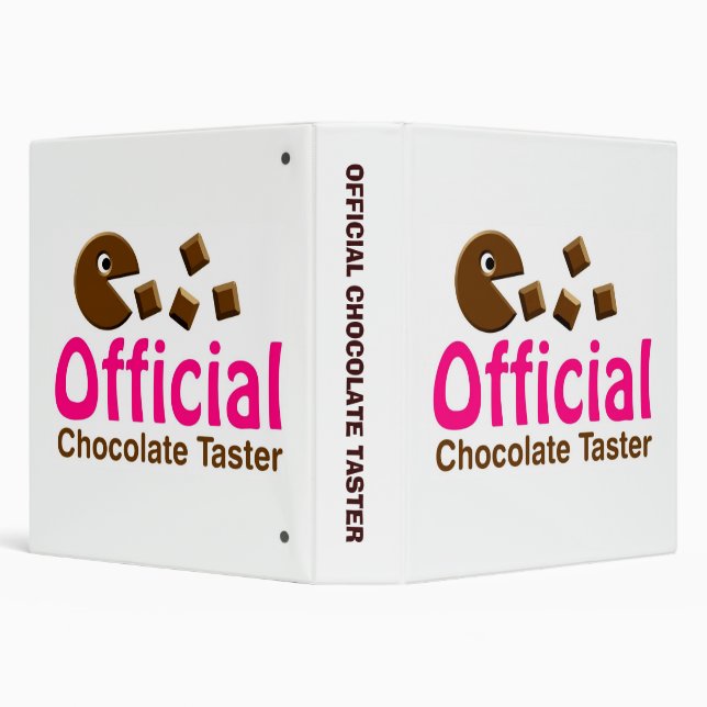 Official Chocolate Taster (1.5in) Binder (Background)