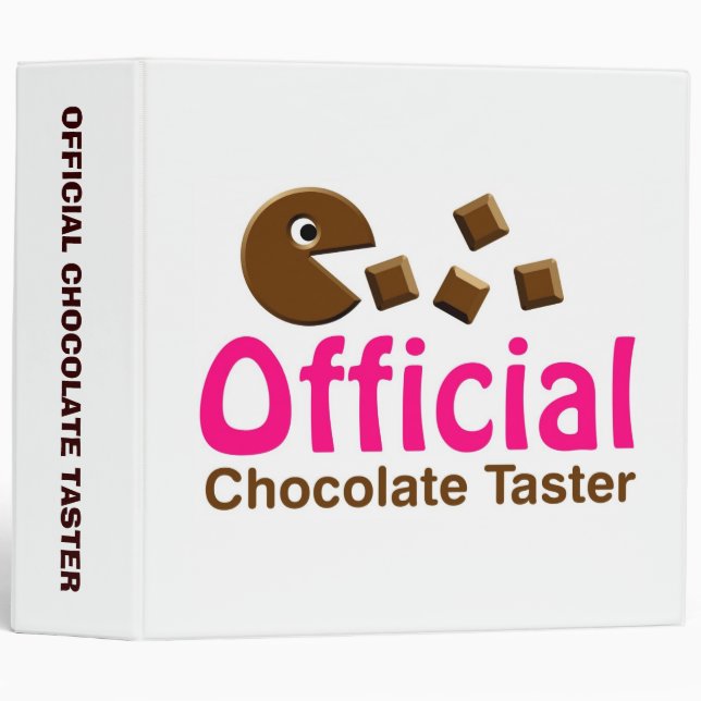 Official Chocolate Taster (2.0) Binder (Front/Spine)