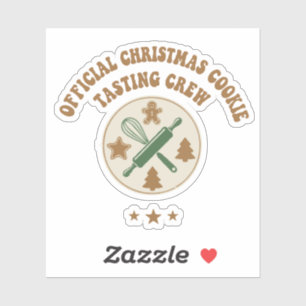 Official Christmas Cookie Tasting Crew Retro