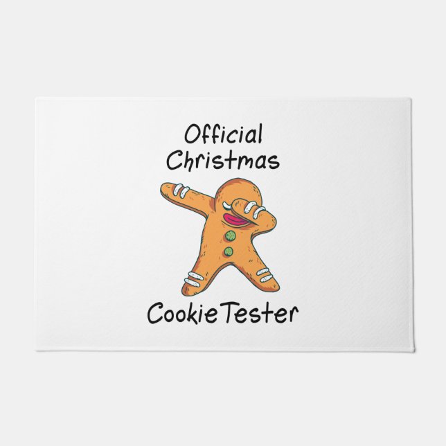 Official Christmas cookie tester Doormat (Front)