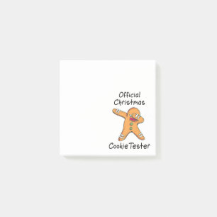 Official Christmas cookie tester Post-it Notes
