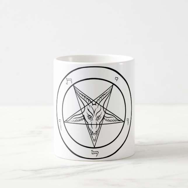 Official Church of Satan Sigil of Baphomet Mug (Center)