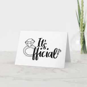 Official Clipart Engagement Ring Future Bride Plus Card