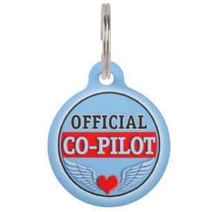 Official Co-Pilot Pet ID Tag