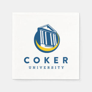 Official Coker University Logo Napkin