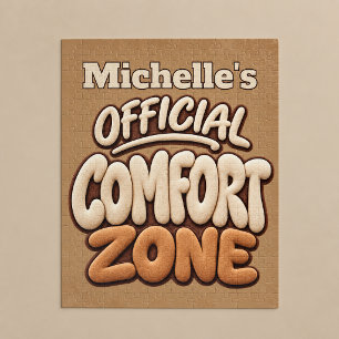 Official Comfort Zone Funny Jigsaw Puzzle