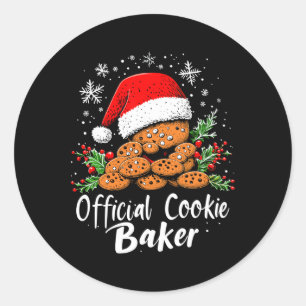 Official Cookie Ker Shirt Adult Kids Men Women Chr Classic Round Sticker