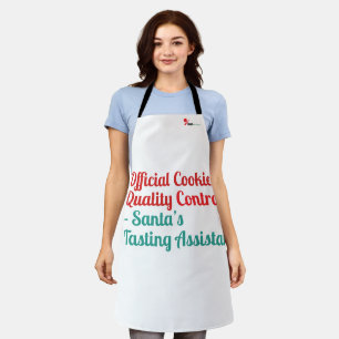 : Official Cookie Quality Control — Santa’s Tastin Apron