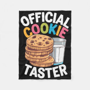 Official Cookie Taster  Fleece Blanket
