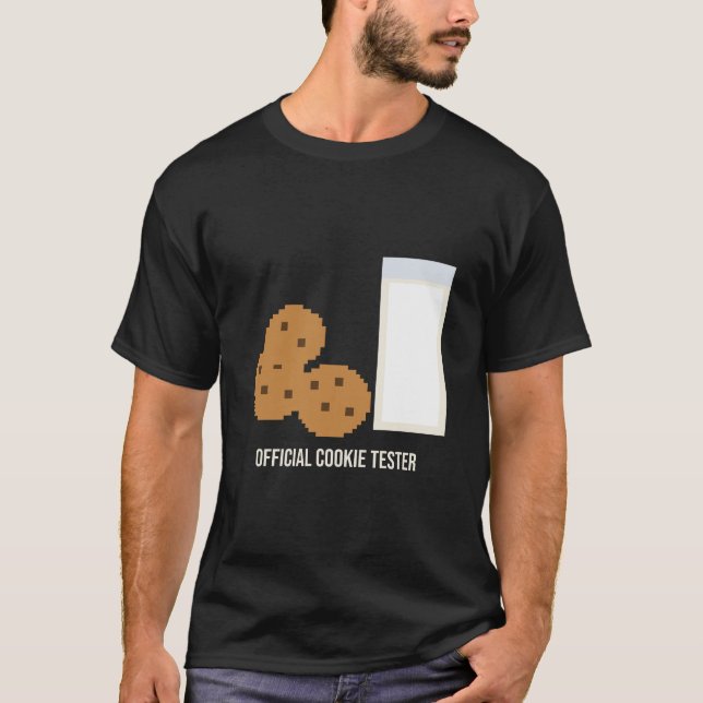 Official Cookie Tester Christmas Baking Funny Tee (Front)