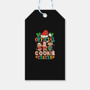 Official Cookie Tester Christmas Baking Team Ginge Gift Tags
