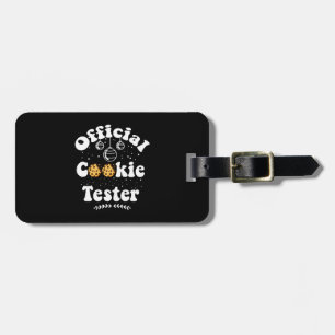 Official Cookie Tester Cookie Lovers Christmas Luggage Tag