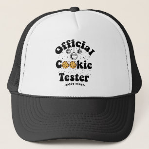 Official Cookie Tester Cookie Lovers Christmas Trucker Hat