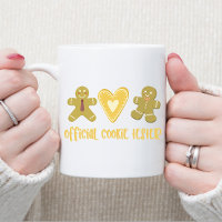 Official Cookie Tester Gingerbread Cute Christmas.