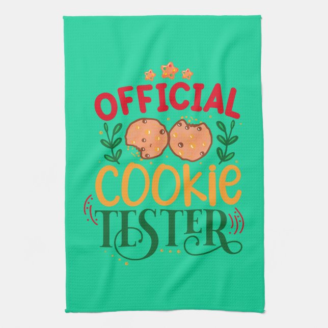 Official Cookie Tester Kitchen Towel (Vertical)