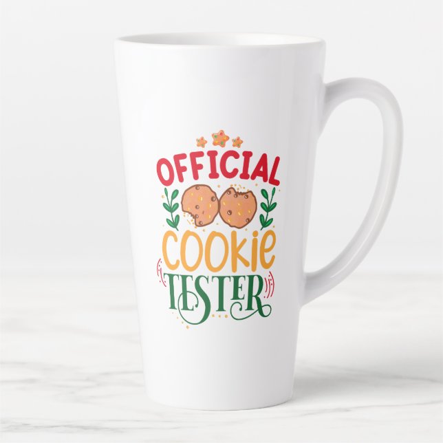 Official Cookie Tester Latte Mug (Right)