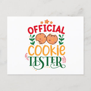 Official Cookie Tester Postcard
