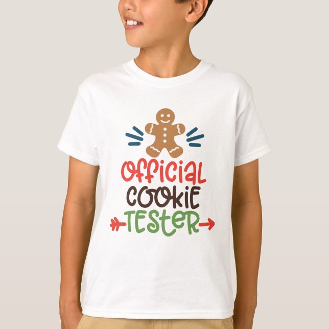 Official Cookie Tester T-shirt (Front)