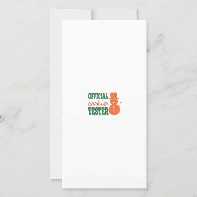 Official Cookie Tester Thank You Card (Front)