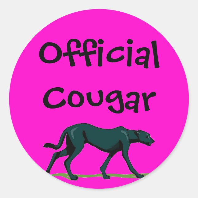 Official Cougar Sticker (Front)