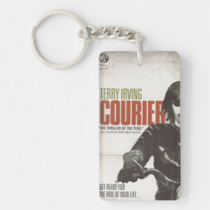 Official Courier Book Cover KeyChain