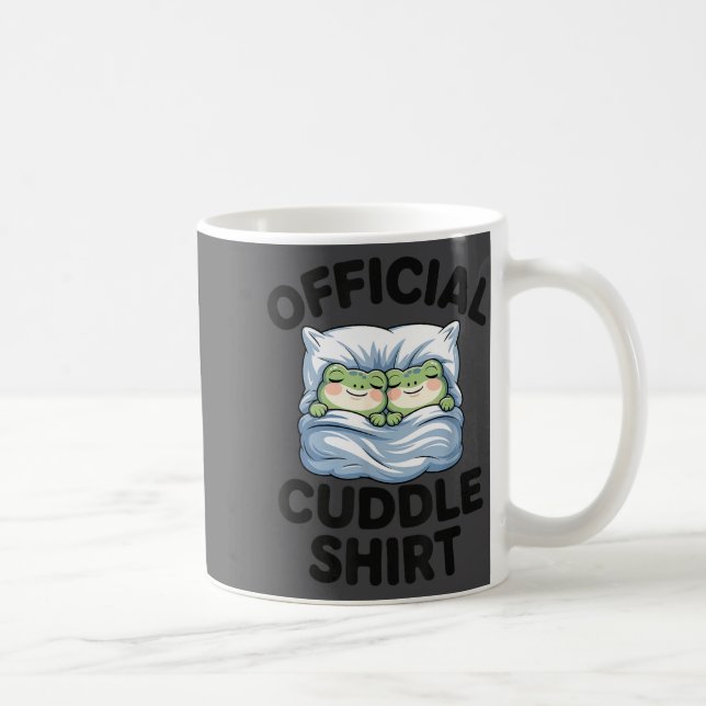 Official Cuddle Frogs Cozy Gift Coffee Mug (Right)