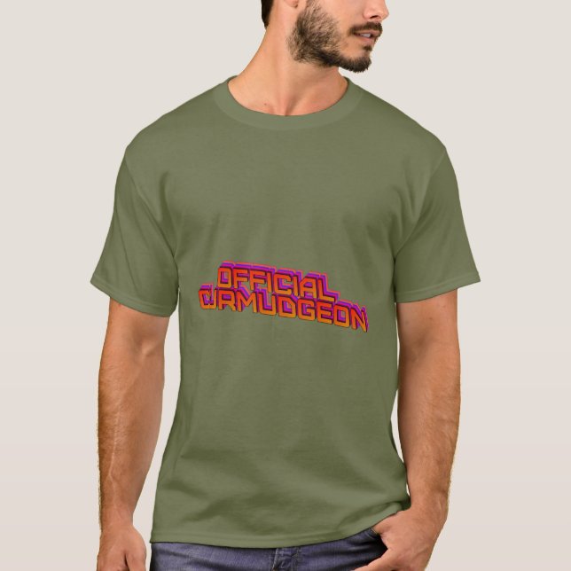 Official Curmudgeon T-Shirt (Front)