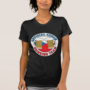 Official Czech Drinking Team For Czech Woman T-Shirt