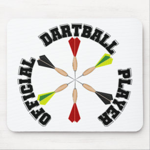 Official Dartball Player Mouse Pad