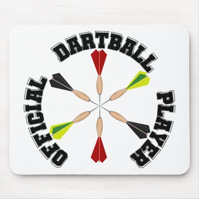 Official Dartball Player Mouse Pad (Front)
