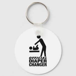 Official Diaper Changer Keychain