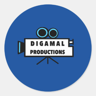 Official Digamal Classic Round Sticker