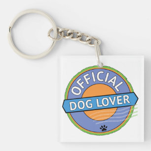 Official Dog Lover    Keychain