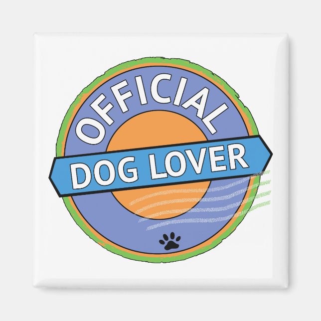 Official Dog Lover    Magnet (Front)