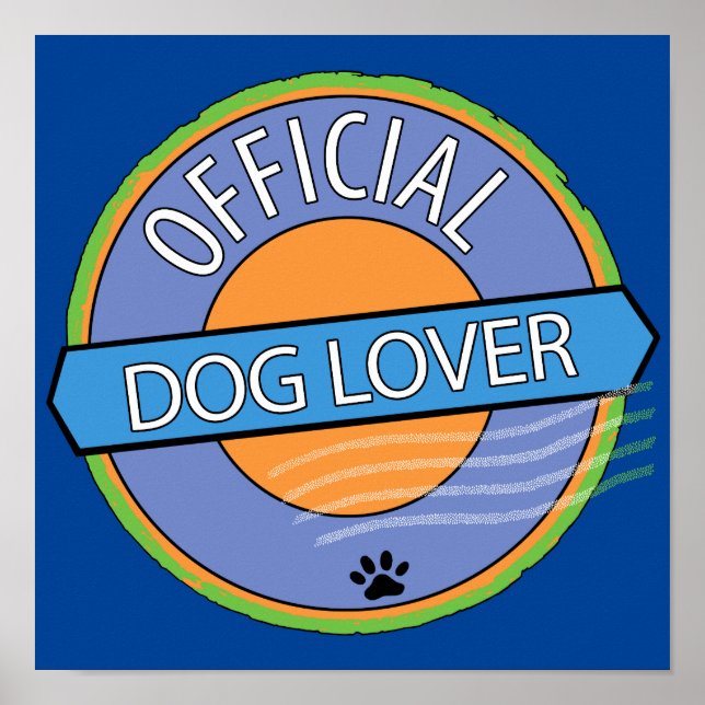 Official Dog Lover Poster (Front)