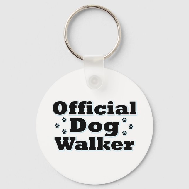 Official Dog Walker Keychain (Front)