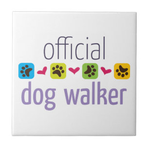 Official Dog Walker Tile