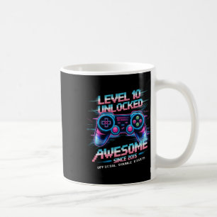 Official Double Digits Level 10 Unlocked 10th Birt Coffee Mug