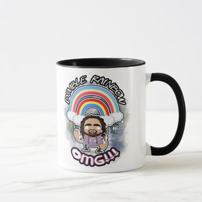 OFFICIAL Double Rainbow Mug (Right)